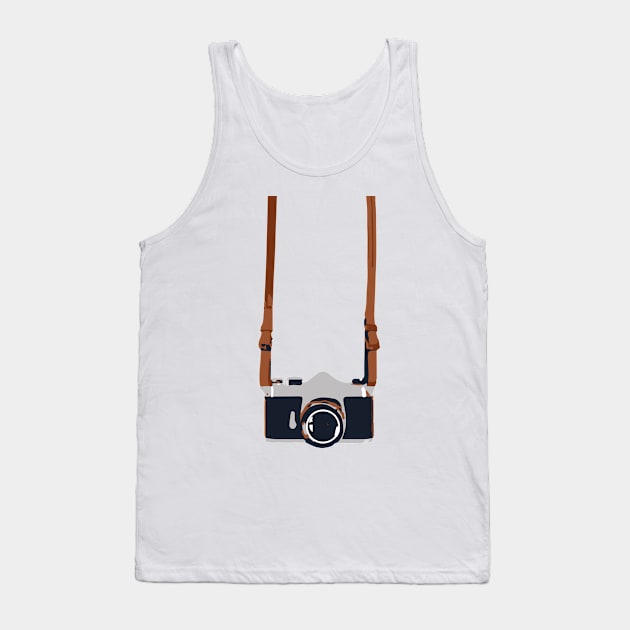 camera on strap Tank Top by nomadearthdesign